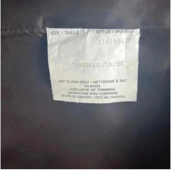 Selina | Black 100% new wool vintage blazer with curly lamb lining - Picture 13 of 14